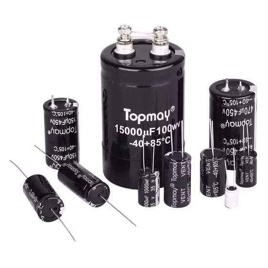 400V AC Motor Aluminum Electrolytic Capacitors Screw Terminal