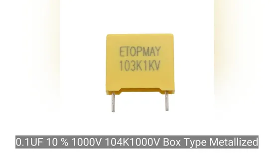 3.3UF 100V Metallized Polyester Film Capacitor Box Type Tmcf06