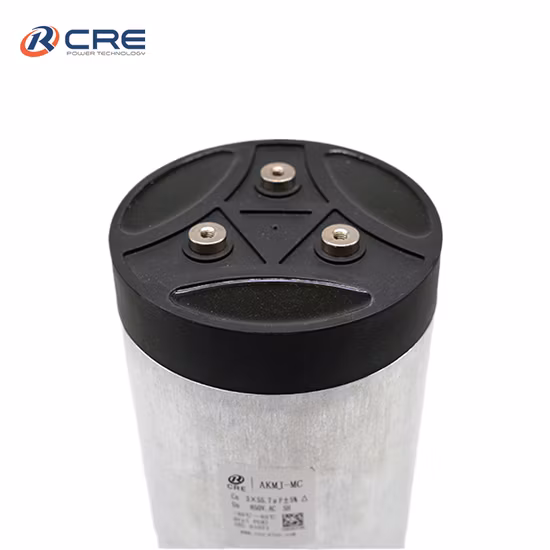 Single Phase Polypropylene Film AC Capacitor with Cylindrical Aluminum Housing