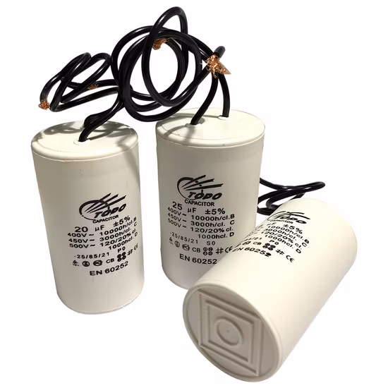 Wholesale AC Motor Run Pump Capacitor with Sh Polypropylene Film